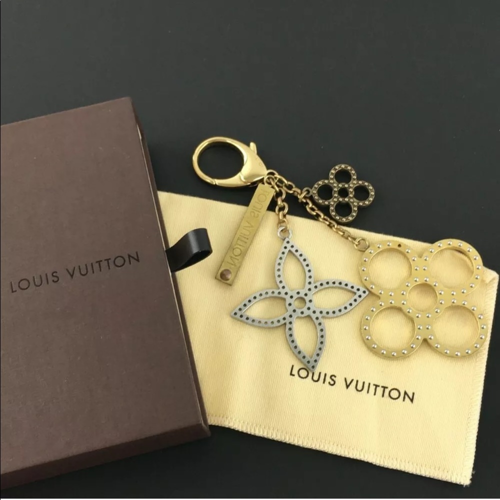 Louis Vuitton Gold and Silver Key Holder